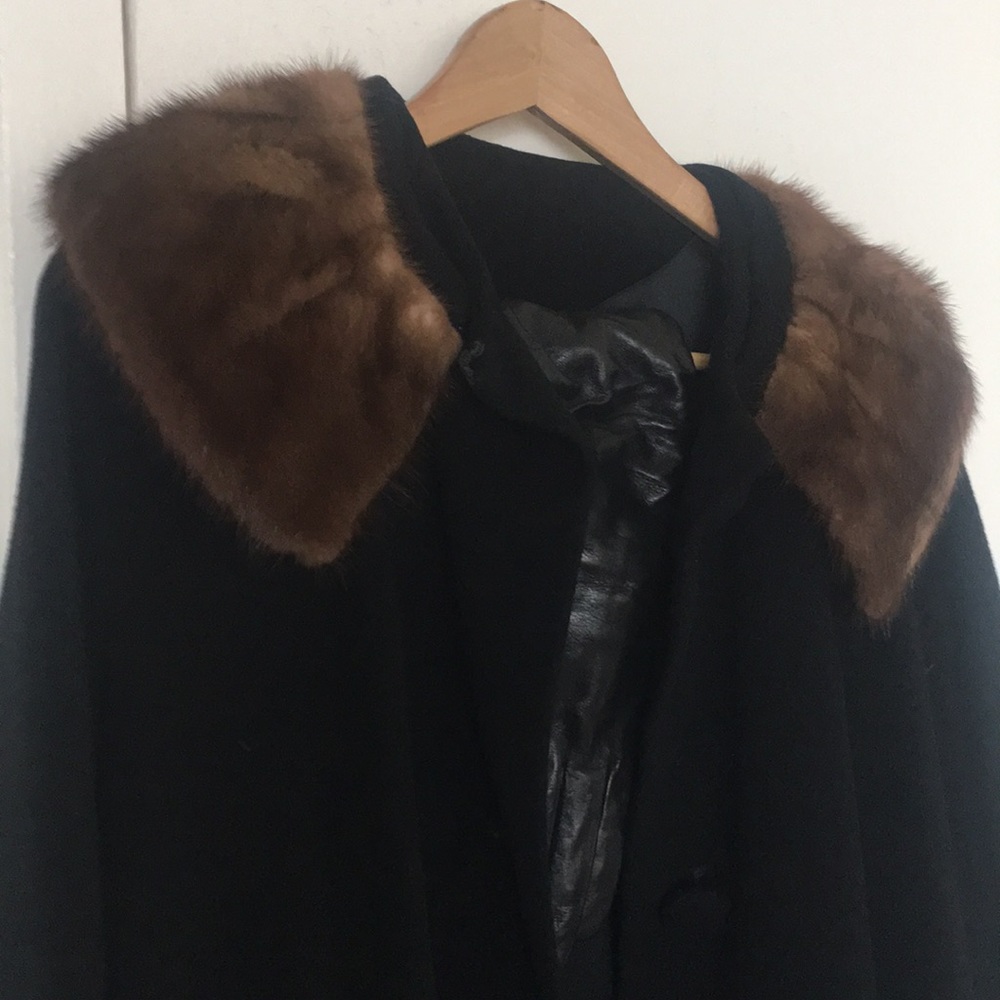 Vintage 100% Cashmere and Mink Coat